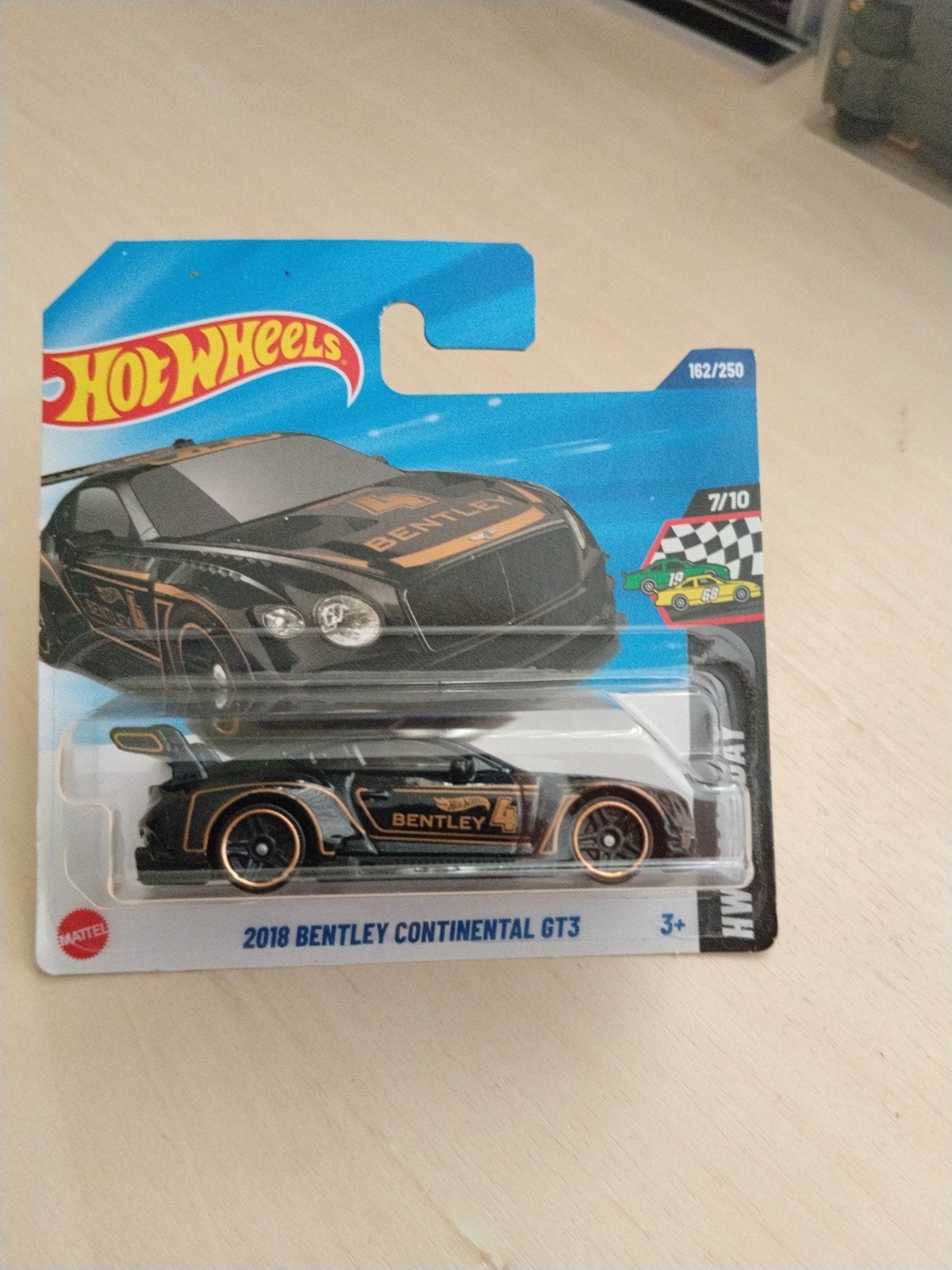 Hotwheels 2018 Bentley Continental GT3 hot wheels, Ophalen of Verzenden, Nieuw, Auto