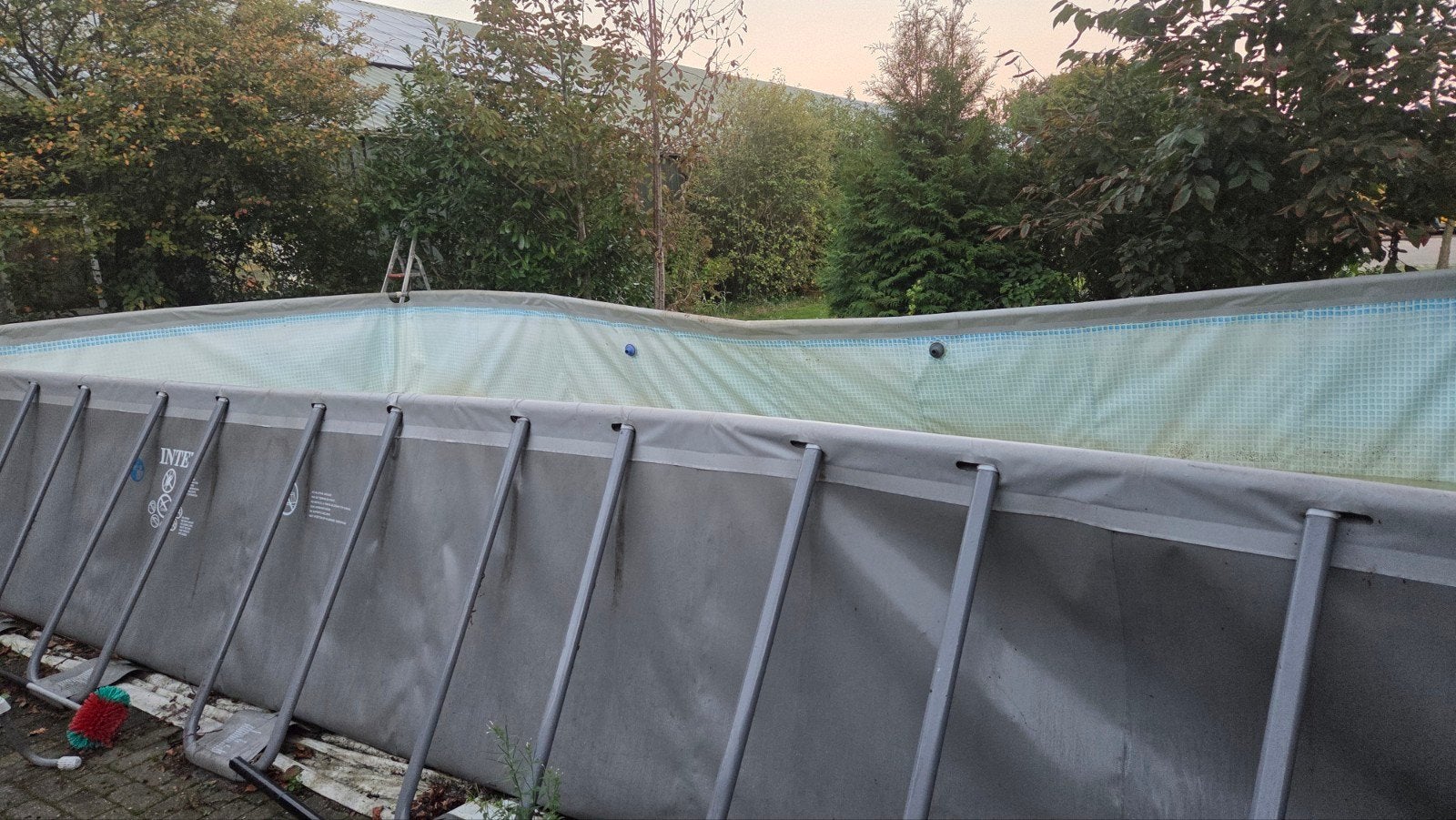 Zwembad 10 x 5 meter met toebehoren pompen, Tuin en Terras, Ophalen, Gebruikt, 300 cm of meer, Rechthoekig