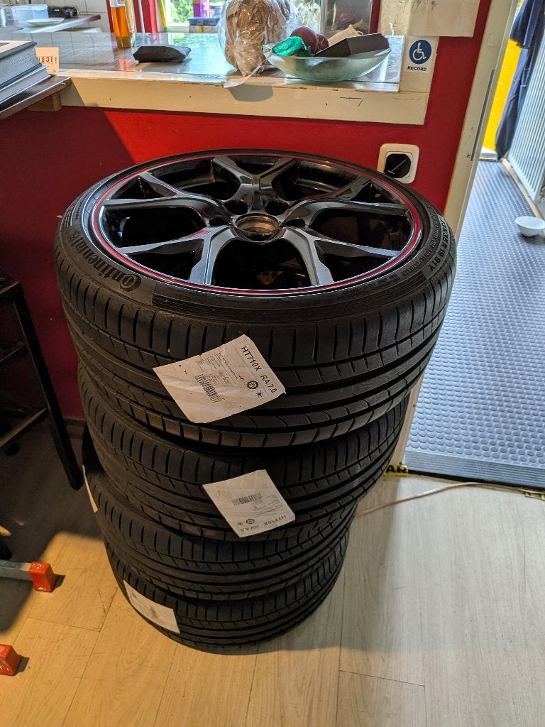 Velgen Honda Civic Type-R, Auto-onderdelen, Banden en Velgen, Ophalen, 19 inch, Zomerbanden, Velg(en)