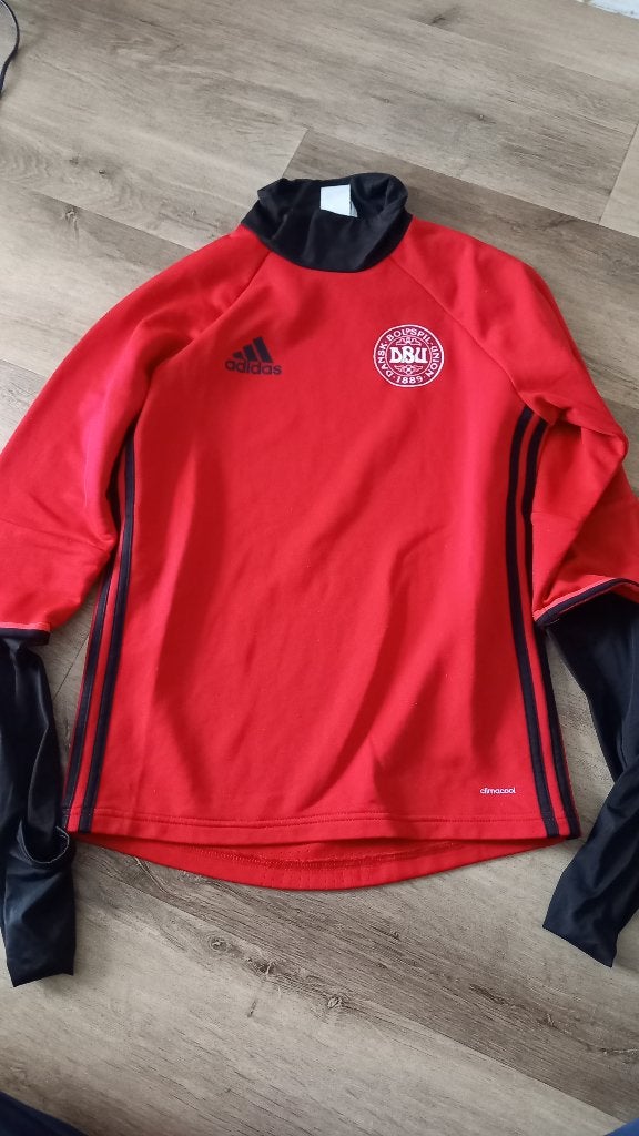Adidas Denemarken Trainingsshirt Rood Maat XS 2015, Maat XS of kleiner, Ophalen of Verzenden, Zo goed als nieuw, Shirt