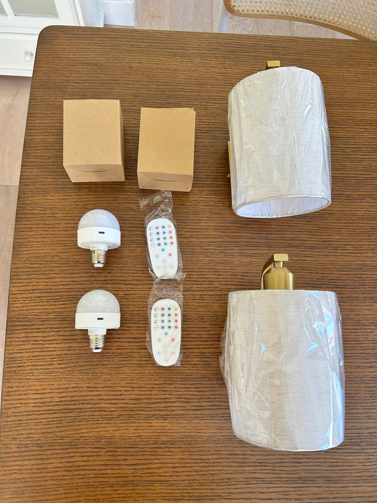 Draadloze wandlampen inclusief oplaadbare lampen, Nieuw, Dimbaar, Metaal, Wandlamp