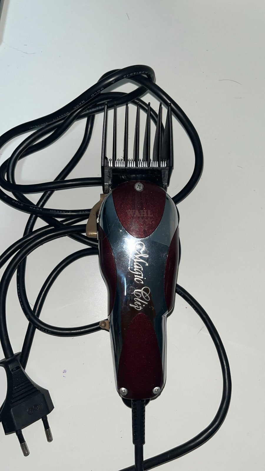 Wahl Magic Clip tondeuse met opzetstukken, Witgoed en Apparatuur, Persoonlijke-verzorgingsapparatuur, Ophalen, Gebruikt, Scheren en Epileren