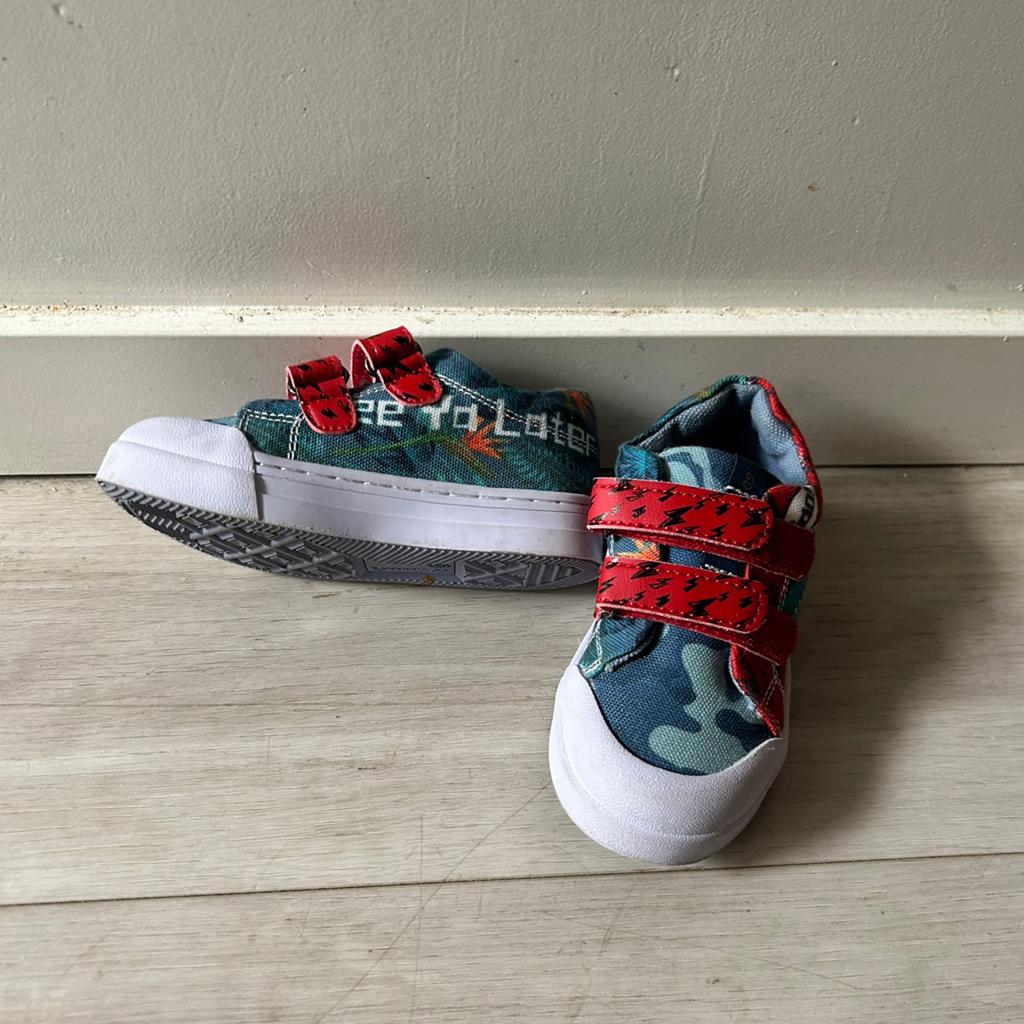 Kleurrijke Go Banana’s klittenband sneakers (Mt. 24), Gebruikt, Jongen of Meisje, Schoenen, Ophalen of Verzenden