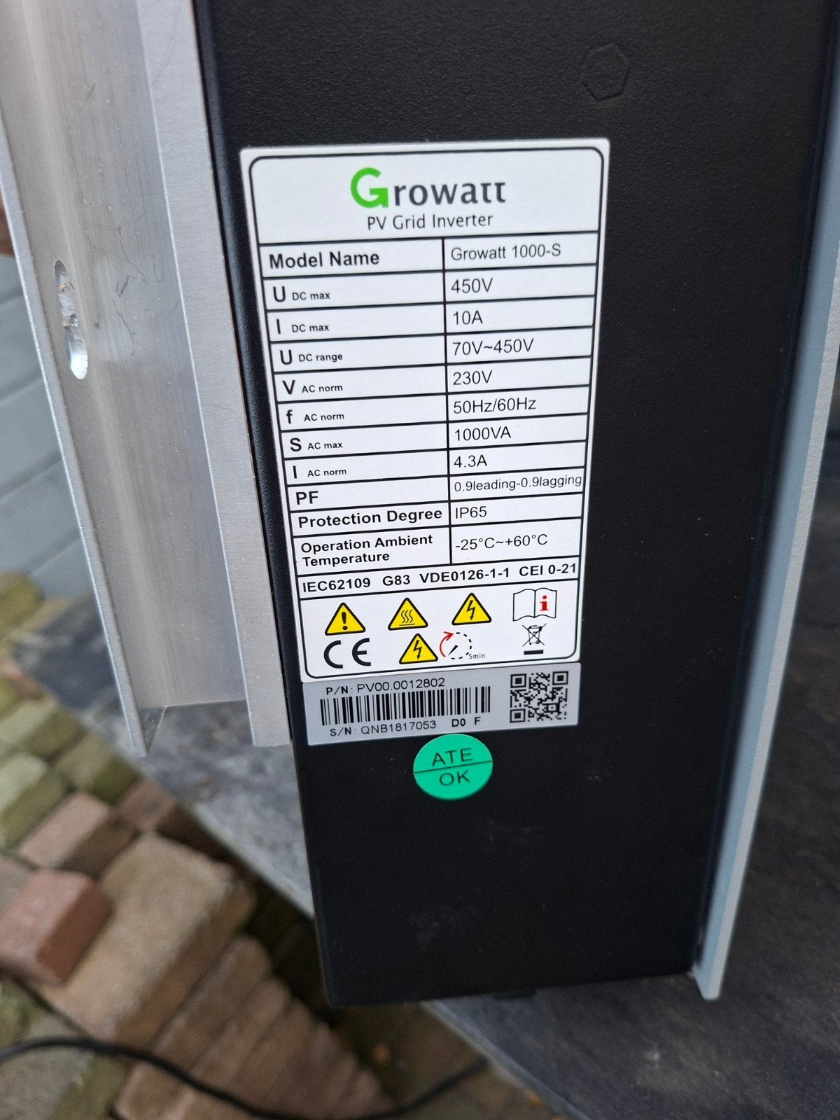 Omvormer voor zonnepanelen 1000w, Ophalen of Verzenden, Zo goed als nieuw
