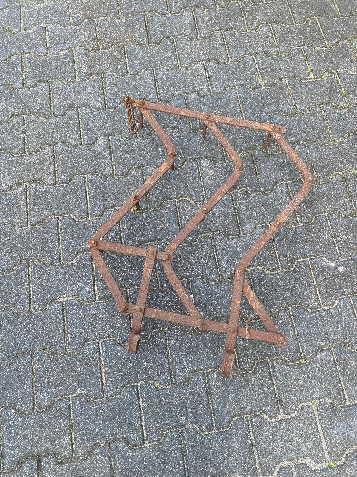 Oude eg, ideaal voor decoratie of lichte grondbewerking, Antiek en Kunst, Ophalen