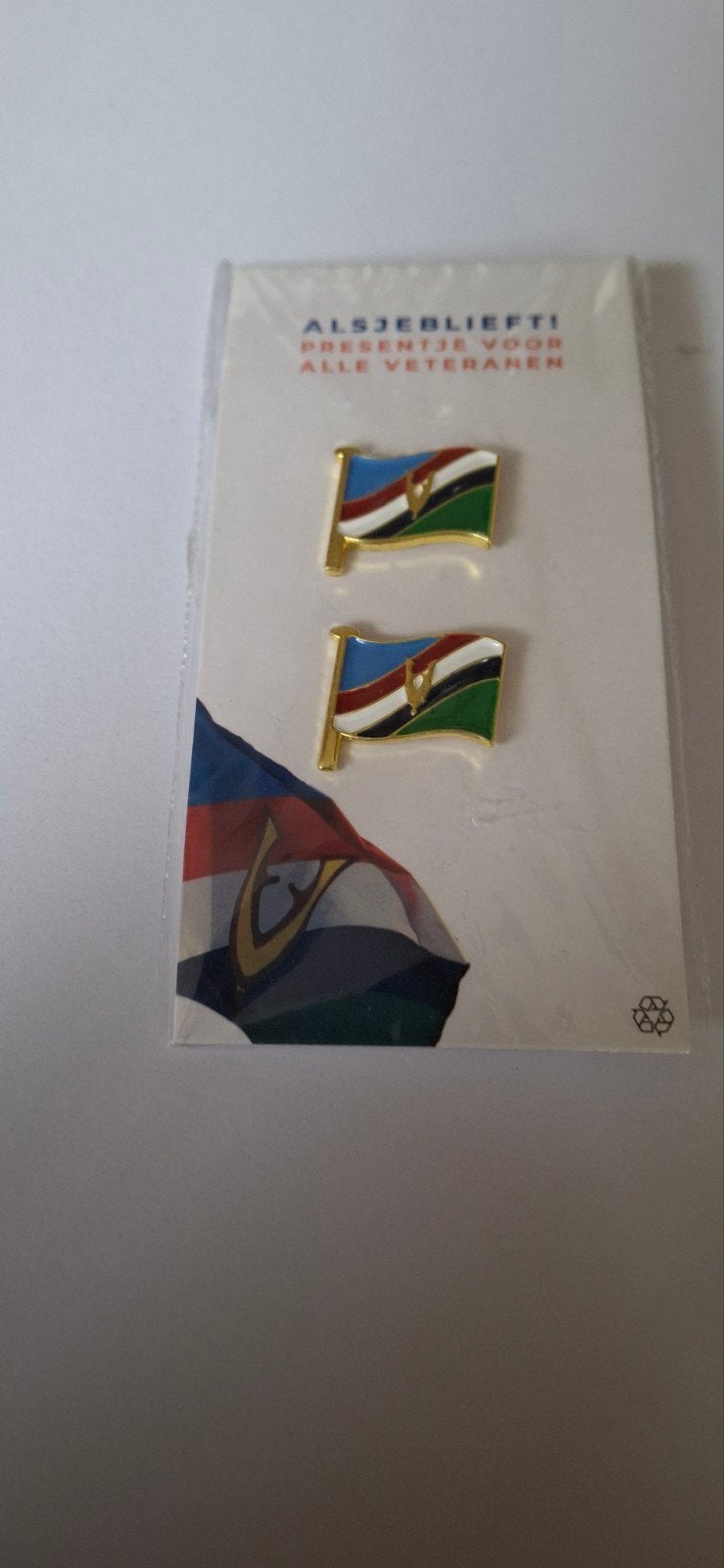 speldje Veteraan, Ophalen of Verzenden, Landmacht, Nederland, Embleem of Badge
