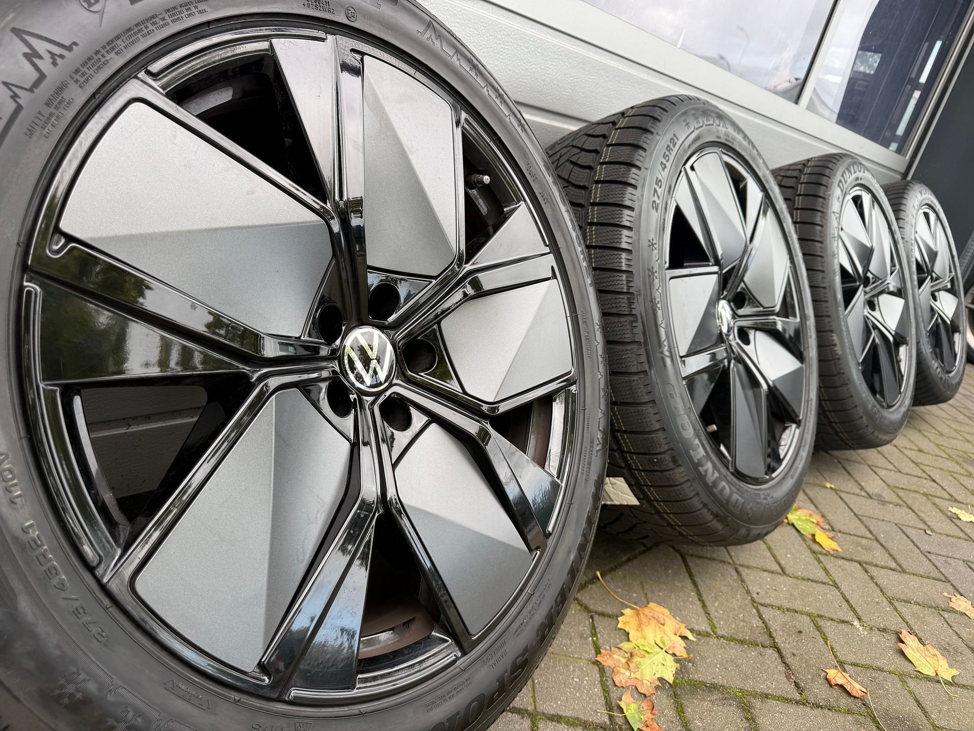 Org 21 inch Volkswagen Touareg CR R-line velgen winterbanden, Auto-onderdelen, Gebruikt, -, 275 mm, -