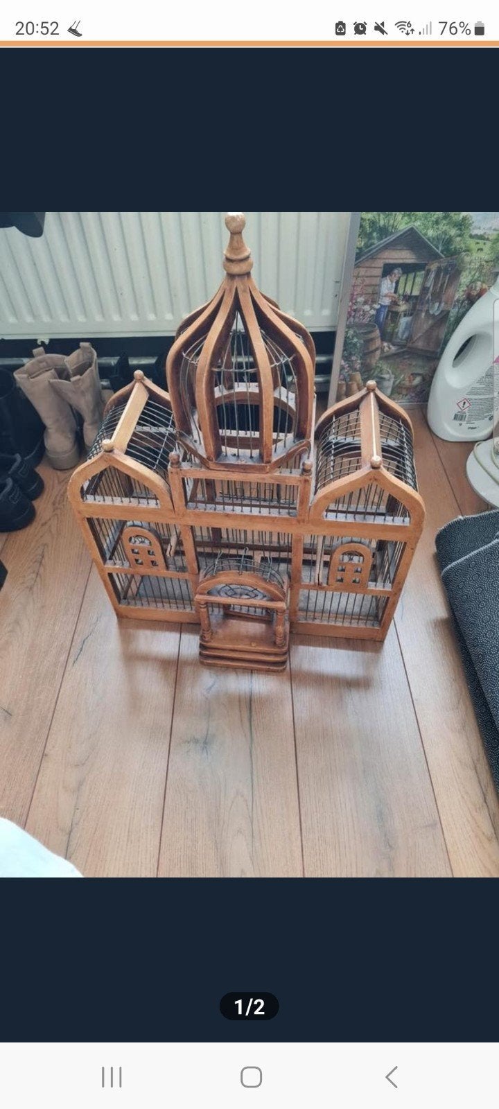 Vinted,antiek vogelkooi, Ophalen of Verzenden
