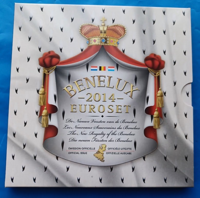 BeNeLux 2014 BU Euro jaarset, Verzenden, Koningin Beatrix, Euro's, Setje