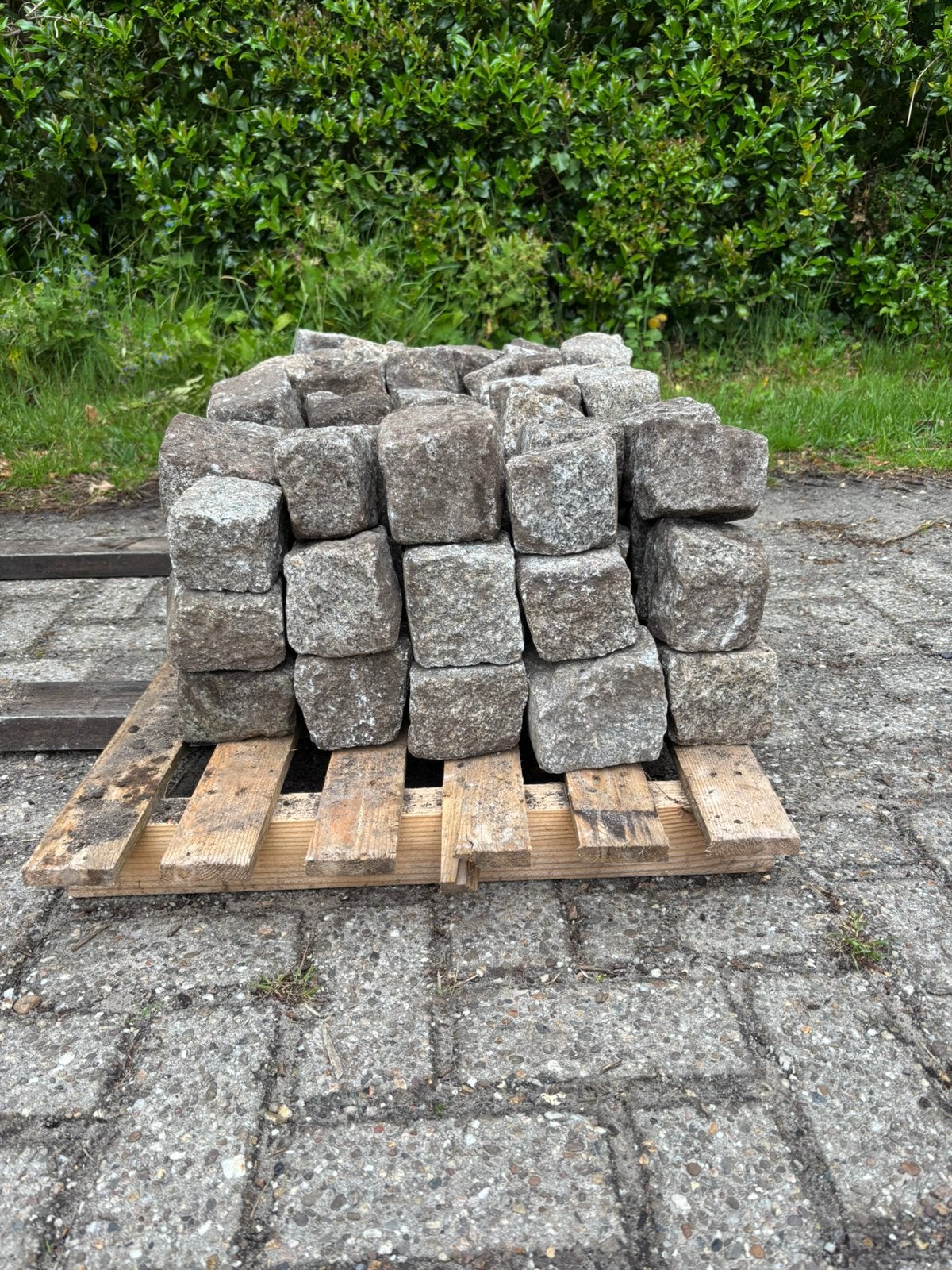 2 pallets graniet stenen, Tuin en Terras, Ophalen, Natuursteen, Overige typen