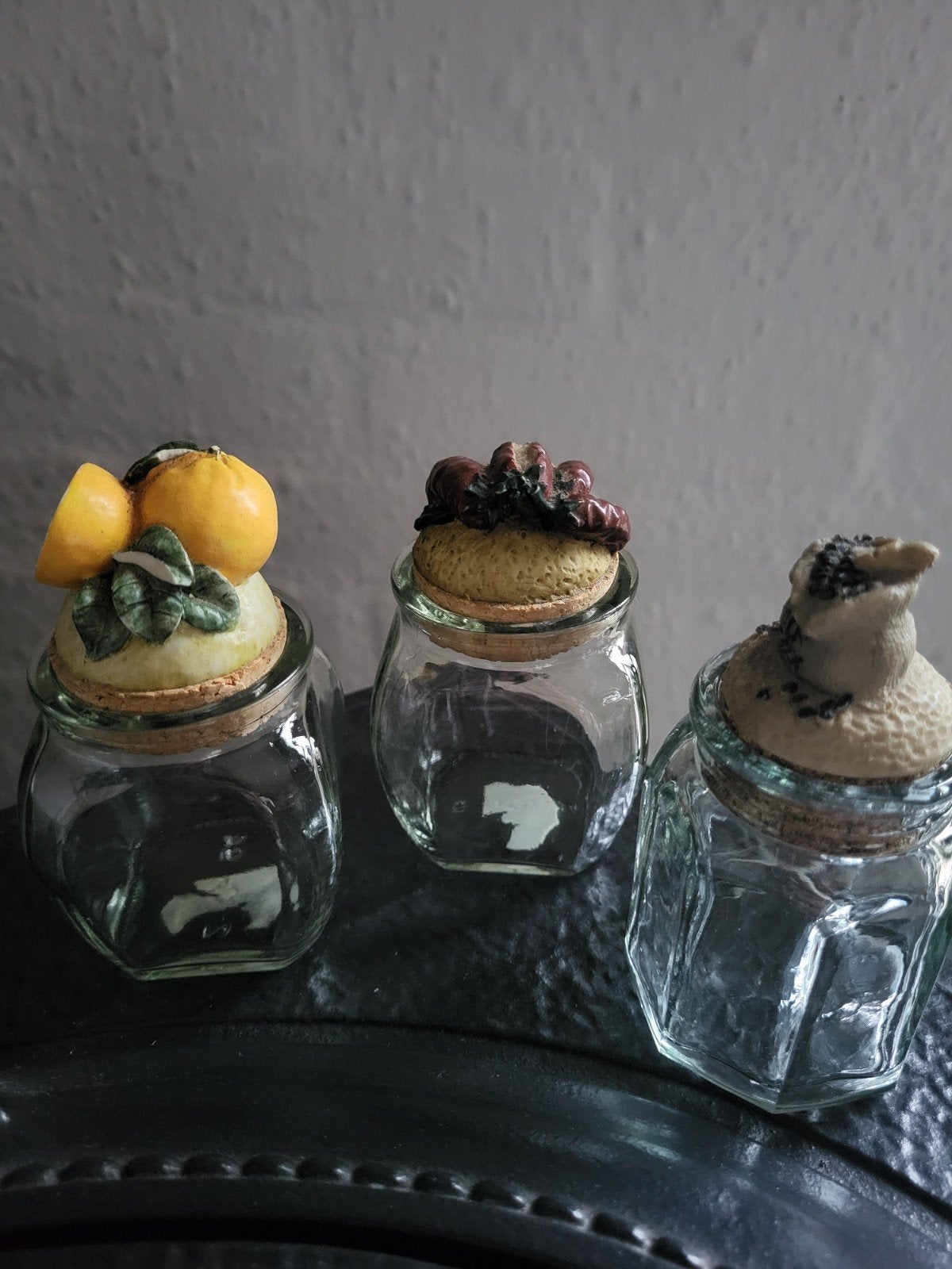 3 kruidenpotjes, Ophalen of Verzenden, Gebruikt, Kom(men)