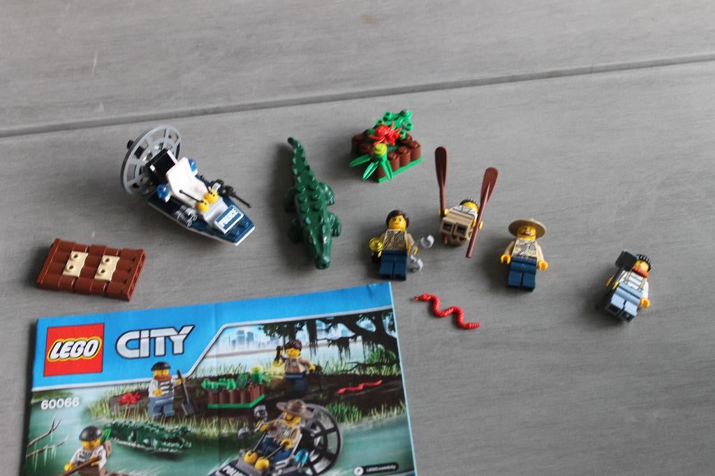 lego city moeraspolitie startersset 60066, Compleet, City, Lego, Ophalen of Verzenden