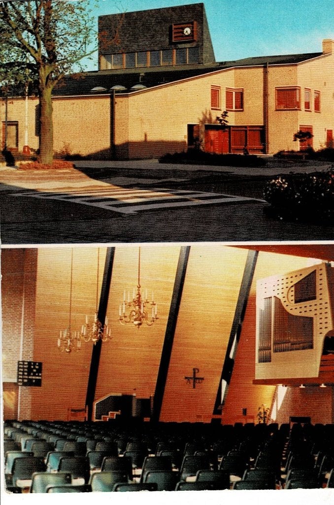 Bergschenhoek, Kerk en interieur, Ophalen of Verzenden, 1960 tot 1980, Ongelopen, Zuid-Holland