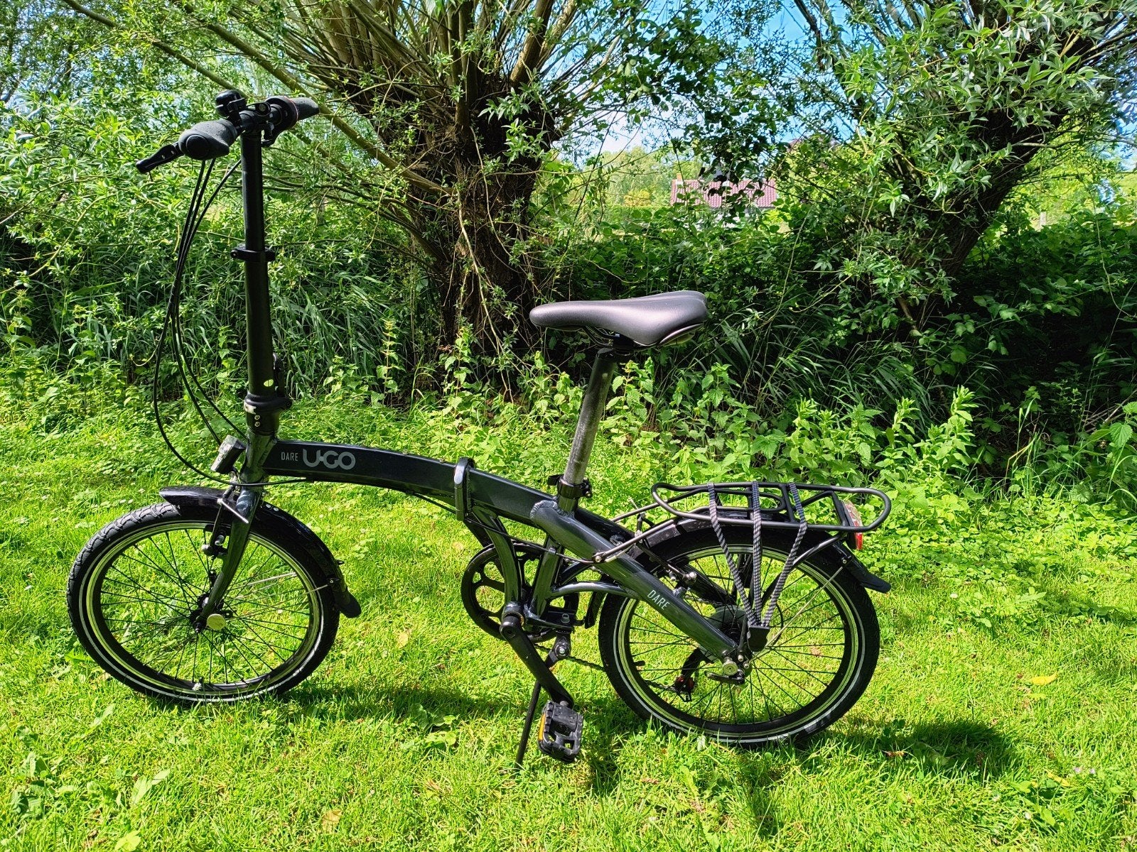Vouwfiets Dare UGO - Ideaal voor woon-werkverkeer, 20 inch of meer, Velgrem, Versnellingen, Zo goed als nieuw