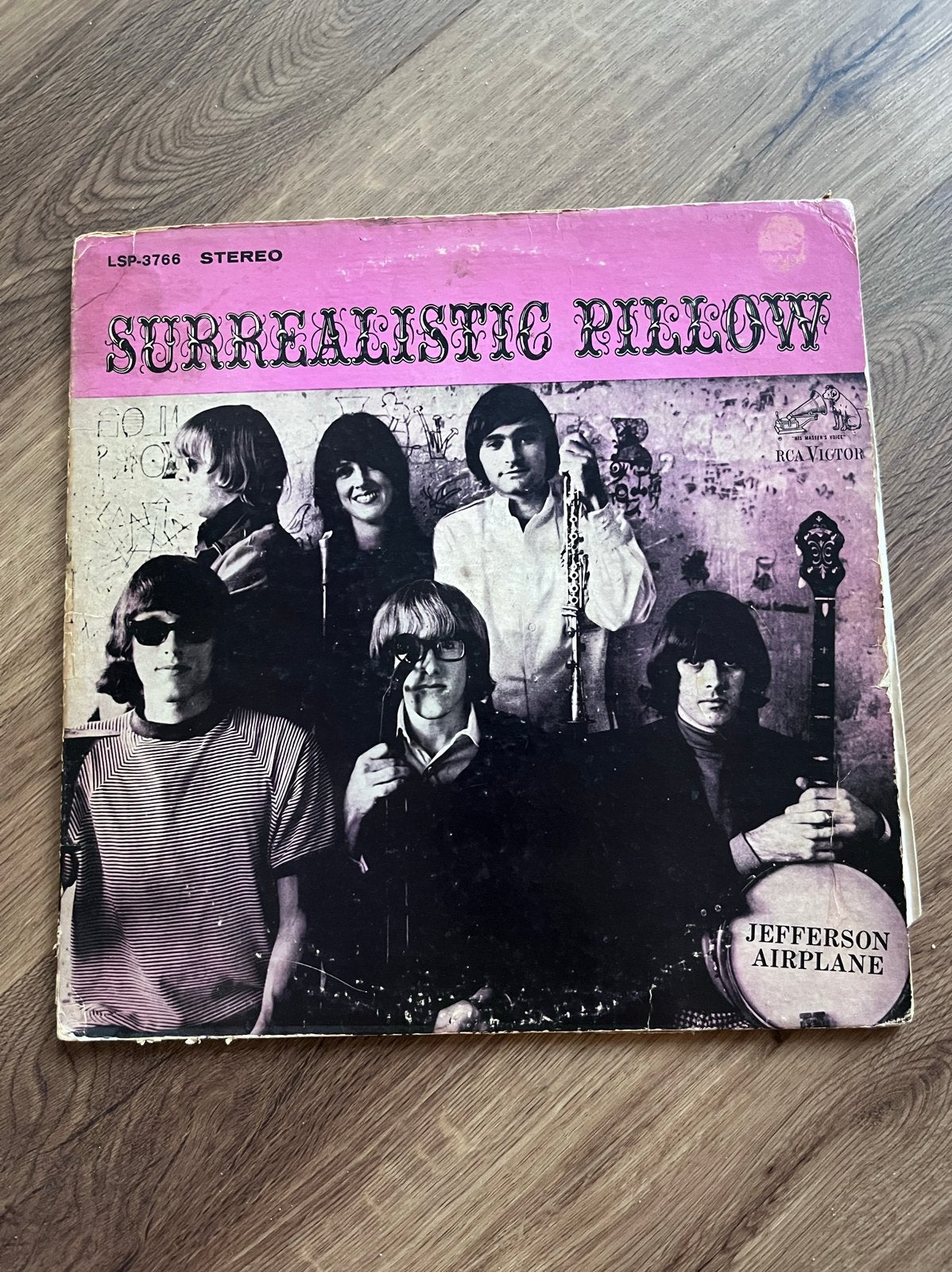 Jefferson Airplane - Surrealistic Pillow LP (1967), Gebruikt, Originele persing, Ophalen of Verzenden, 12 inch