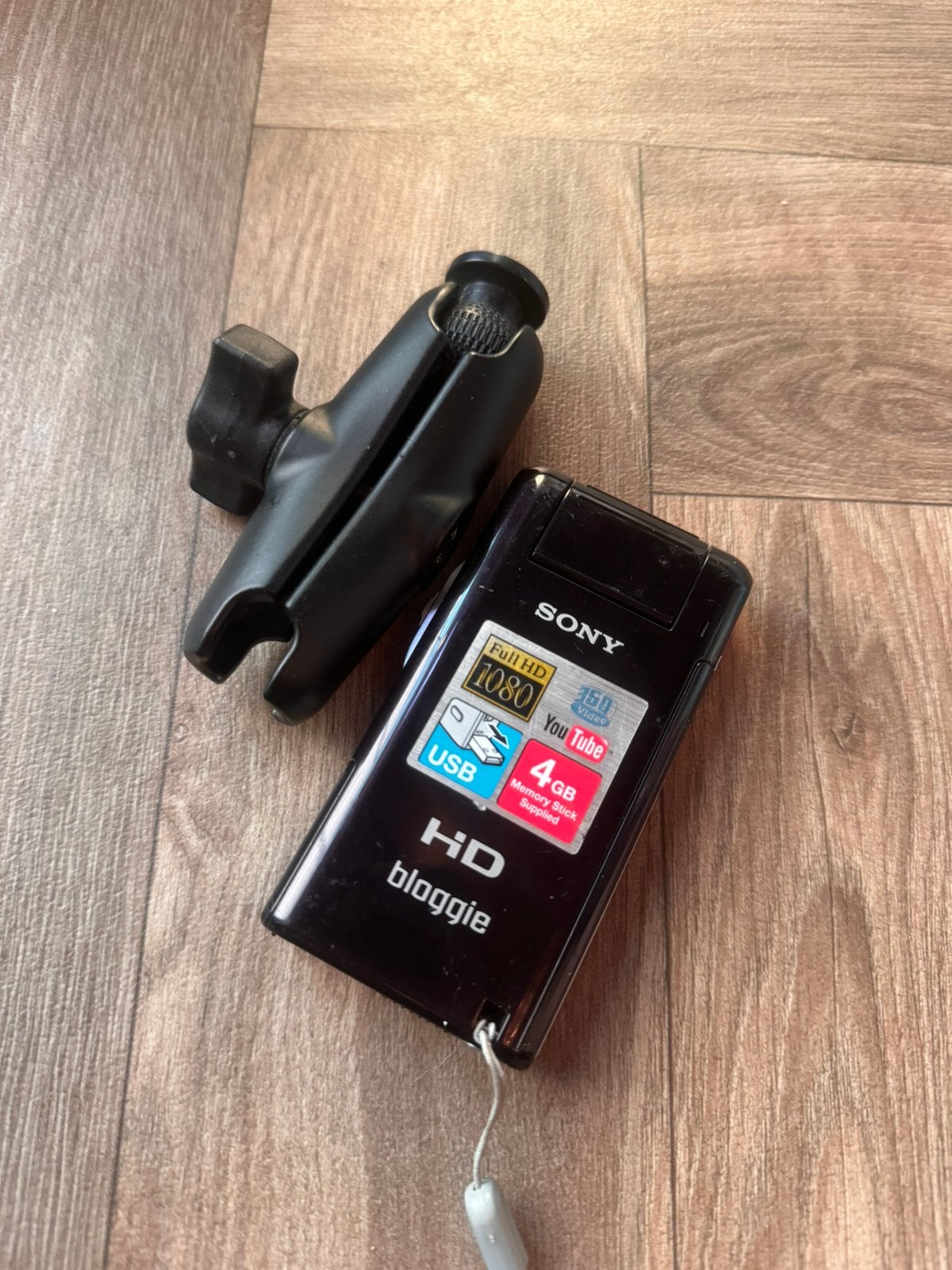 Sony Bloggie HD MHS-PM5 Full HD videocamera – incl. houder, Gebruikt, Accu, Ophalen of Verzenden, Sony