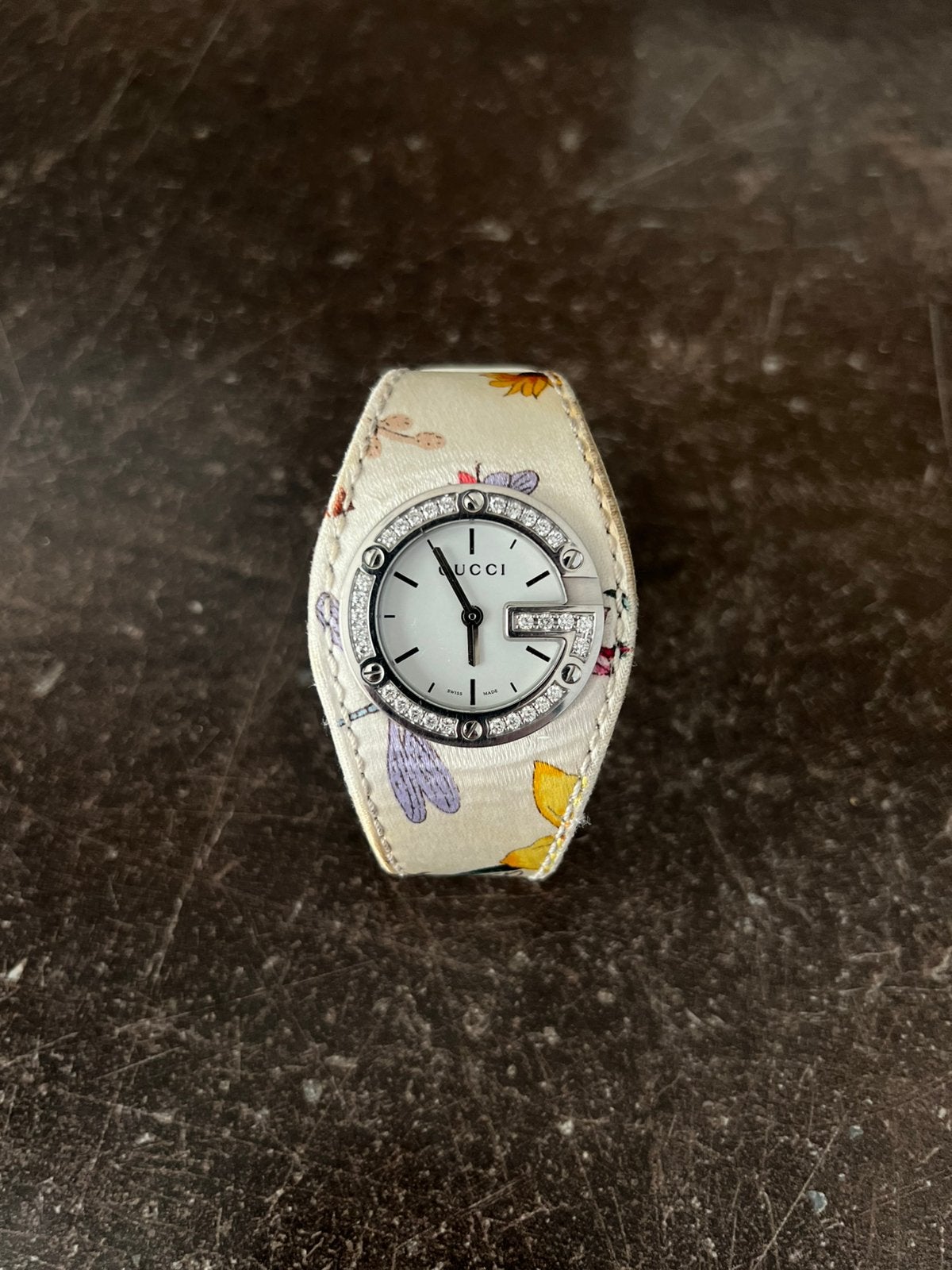 Gucci G-Bandeau Special Edition 2005 – Diamanten – Model 104, Overige merken, Leer, Ophalen of Verzenden, Zo goed als nieuw