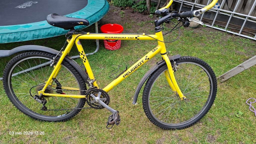 Mtb Peugeot 26inch wielen frame maat 53cm, Ophalen, Gebruikt, Aluminium, 24 inch of meer