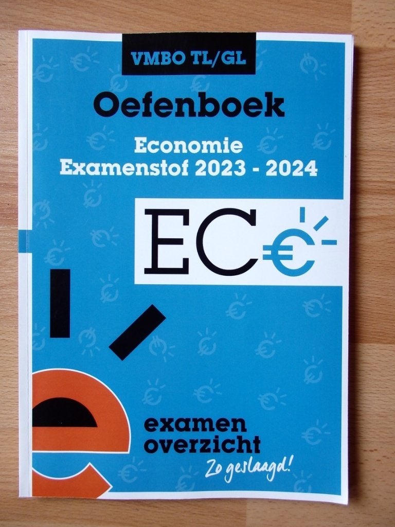 Oefenboek Economie examenstof 2023-2024 VMBO TL/GL, Ophalen, Zo goed als nieuw, VMBO, Economie