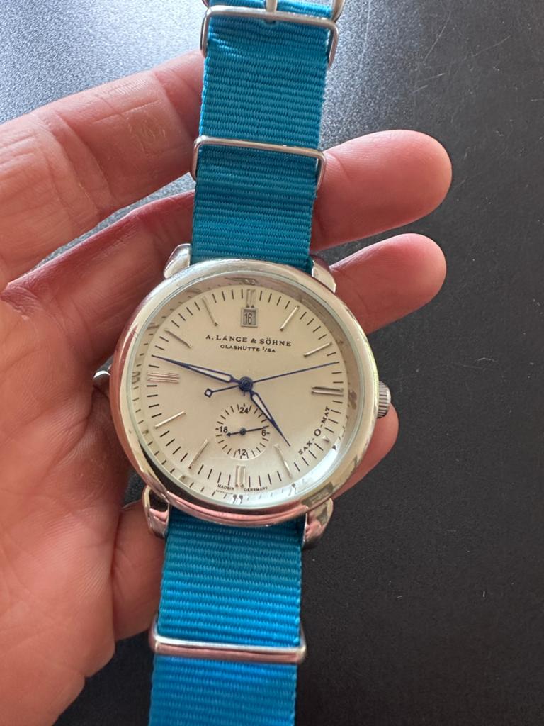 A lange & shone germany automatisch horloge, Overige merken, Staal, Verzenden, Polshorloge