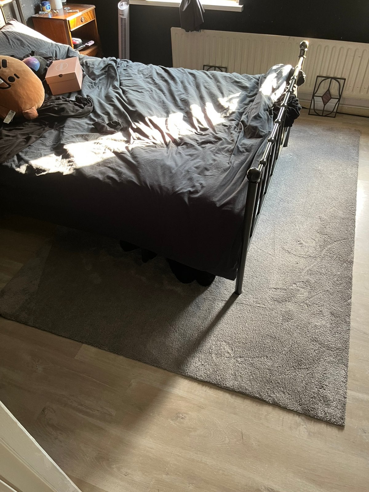 Grijs IKEA Vloerkleed, Ophalen, Zo goed als nieuw, Grijs