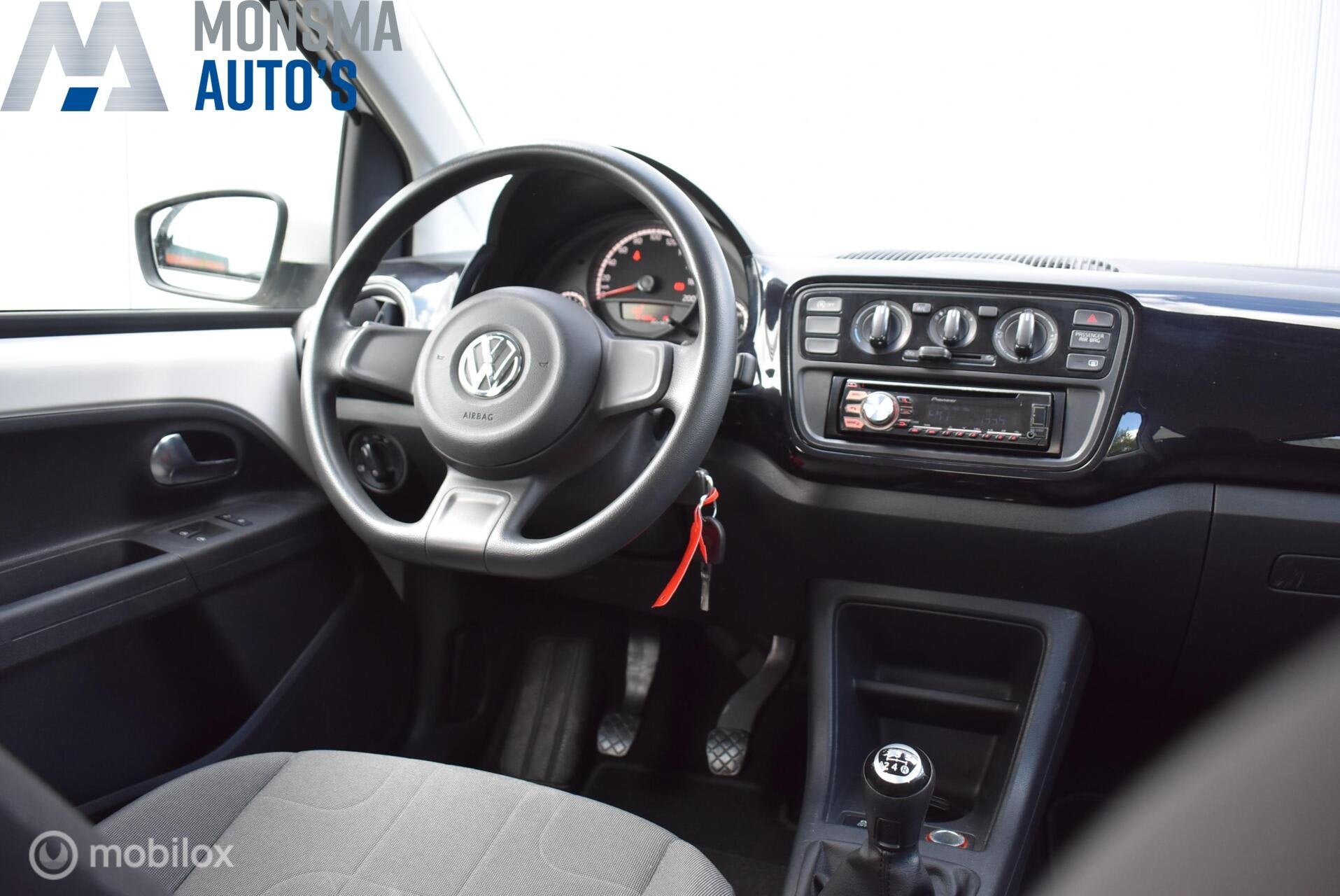 Volkswagen Up! 1.0 take up! BlueMotion Airco 5-Drs APK 09-27, Auto's, Voorwielaandrijving, Stof, Gebruikt, 840 kg