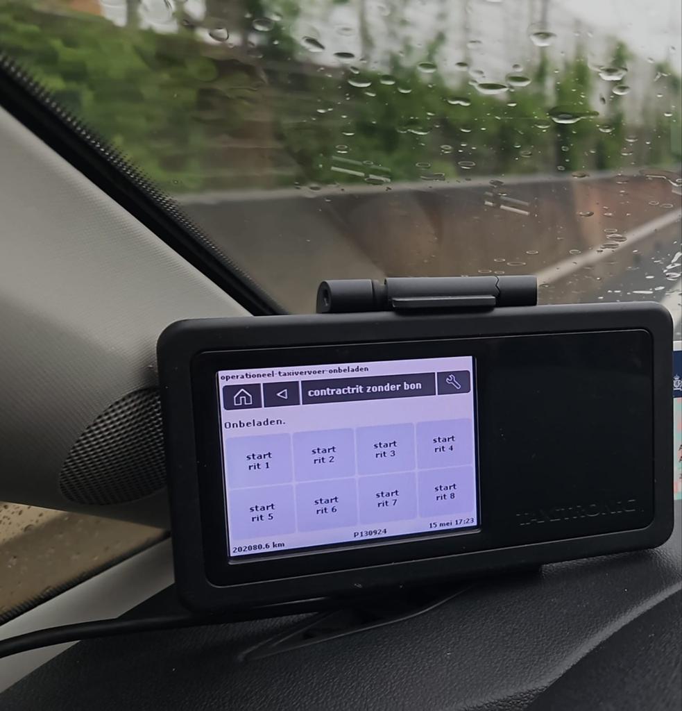 Taxitronic set met G3 update voor taxi, Uber, Bolt, Auto diversen, Auto-accessoires, Ophalen of Verzenden, Zo goed als nieuw