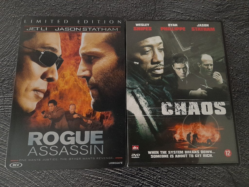 Actie dvd's- Rogue Assassin & Chaos, Vanaf 16 jaar, Nederlands, Actie, Ophalen of Verzenden
