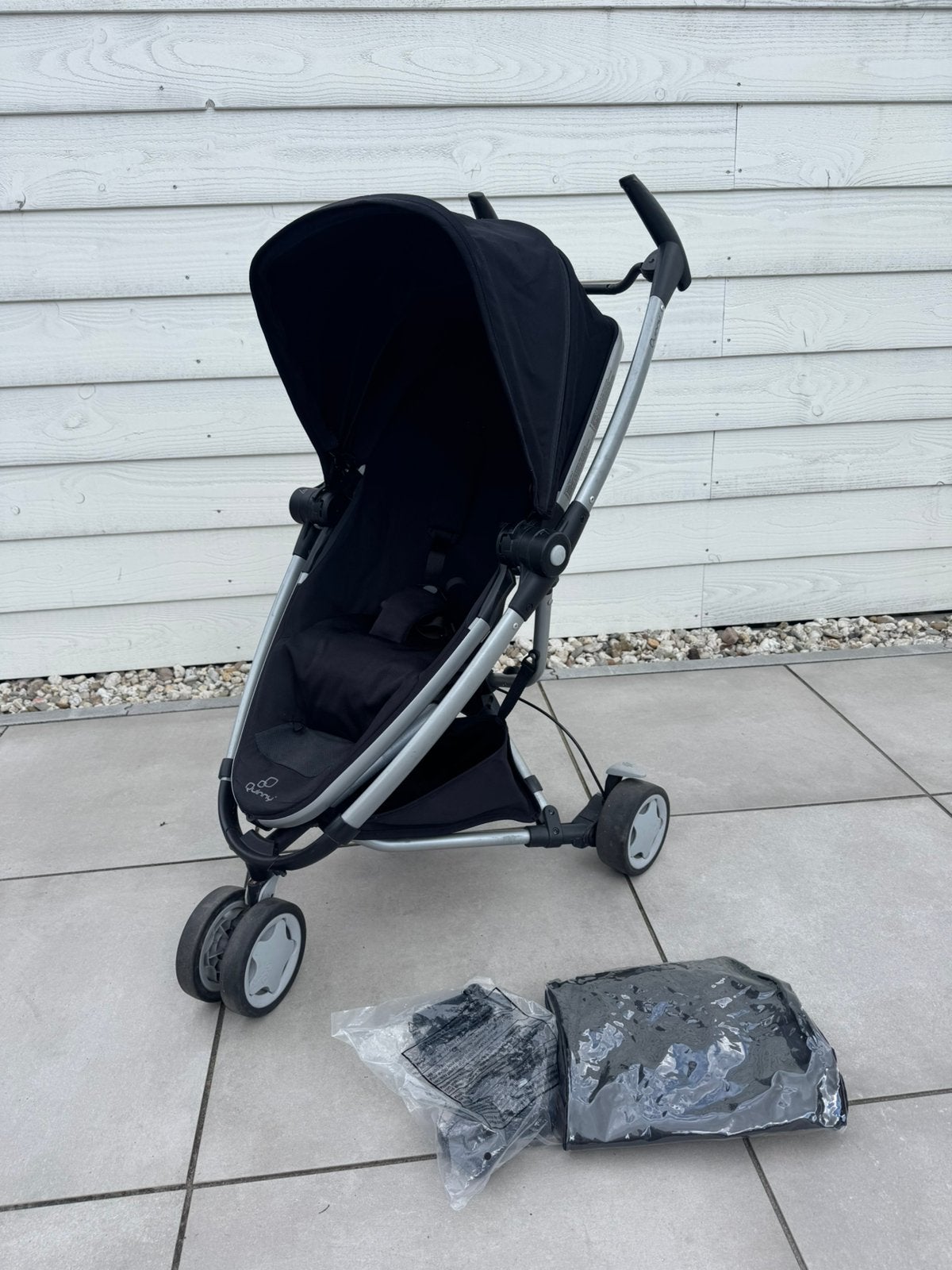 Quinny zapp xtra 2 met regenhoes en adapters, Ophalen, Gebruikt, Quinny, Verstelbare rugleuning
