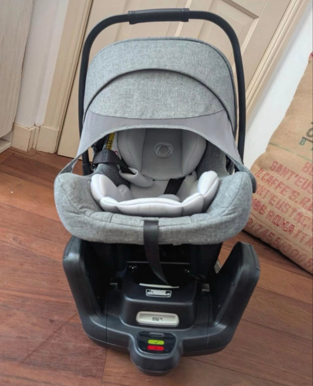 Bugaboo Turtle Air by Nuna autostoel met Isofix base, Zijbescherming, Zo goed als nieuw, Isofix, 0 t/m 13 kg