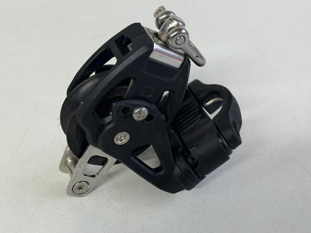 Selden 1 schijfs blok 50 mm met klem en hondsvot 50 mm 12 mm, Ophalen of Verzenden, Gebruikt, Overige typen