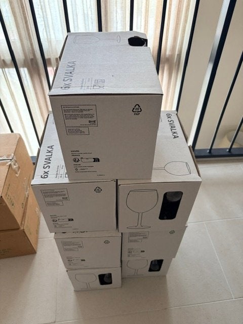 Verschillende partijen glazen (IKEA, Heineken, écht kristal), Glas of Glazen, Nieuw, Ophalen of Verzenden, Glas