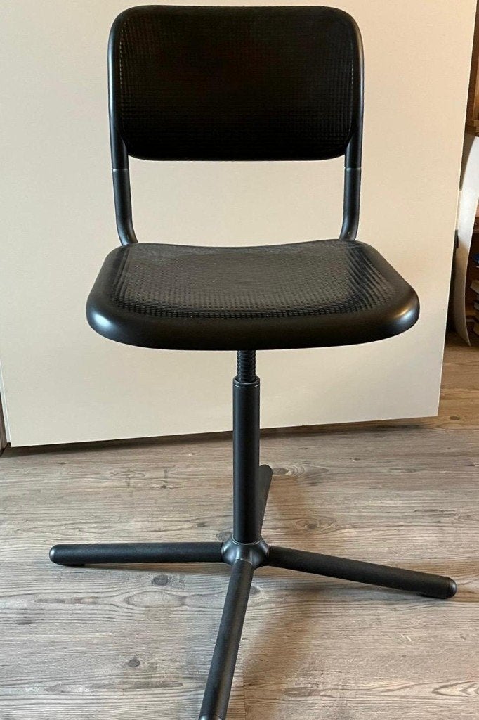 Stoel, Ophalen, Kunststof, Zwart, Zo goed als nieuw