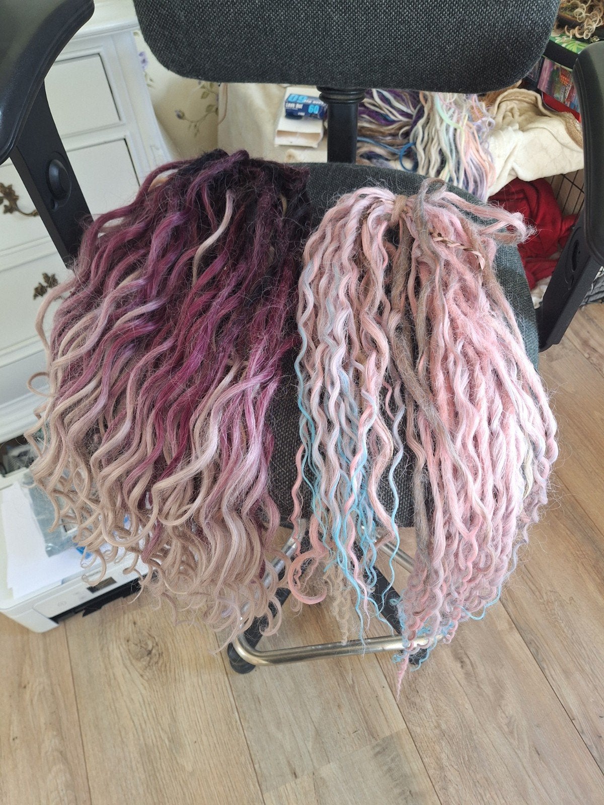 Diverse Dreads - Synthetische Haarverlengingen, Ophalen of Verzenden, Gebruikt, Pruik of Haarverlenging