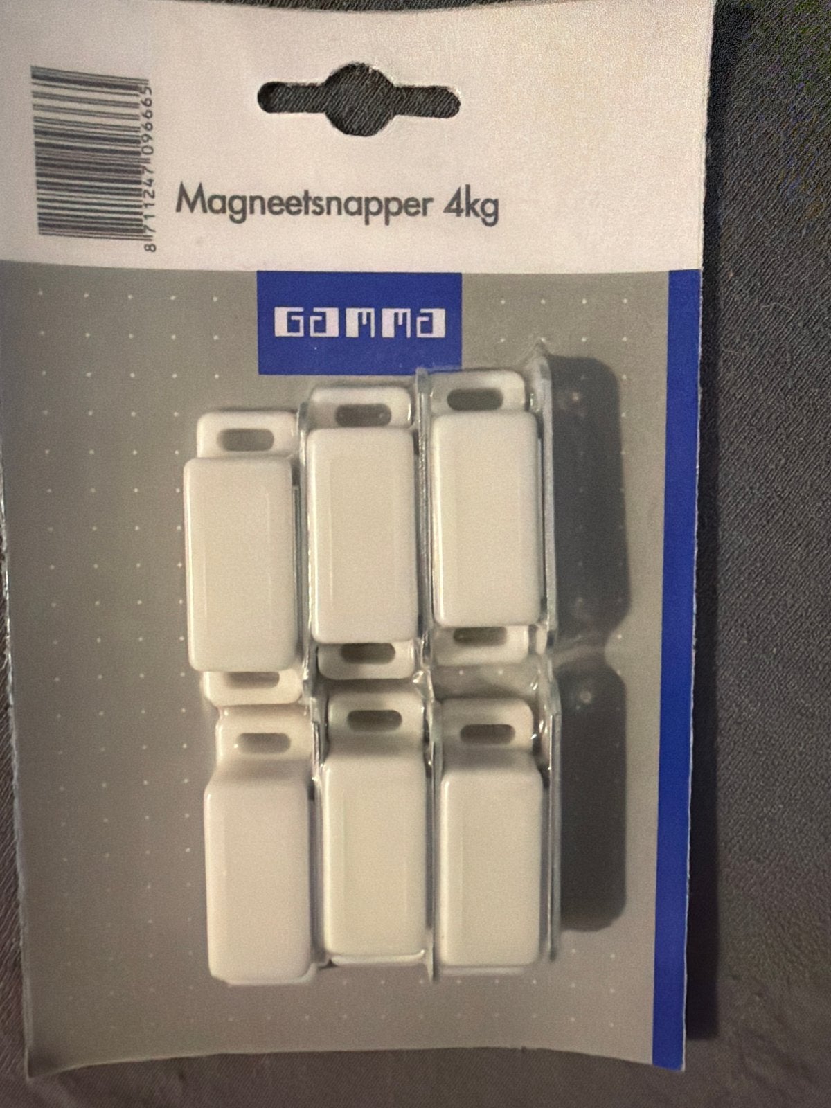 GAMMA Magneetsnapper 4kg - 6 stuks, Ophalen of Verzenden, Nieuw, Minder dan 50 mm, Overige typen