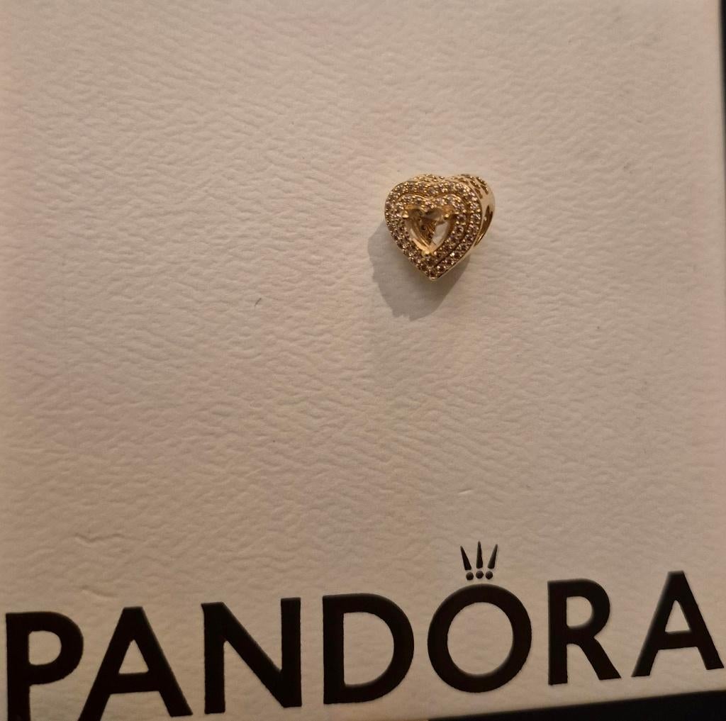 Pandora bedels, Glas of Kristal, Pandora, Ophalen of Verzenden, Zo goed als nieuw