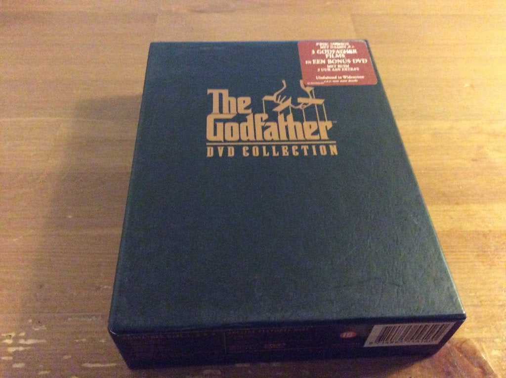 The Godfather 3 films dvd collection box, Maffia en Misdaad, Gebruikt, Vanaf 16 jaar, Ophalen of Verzenden