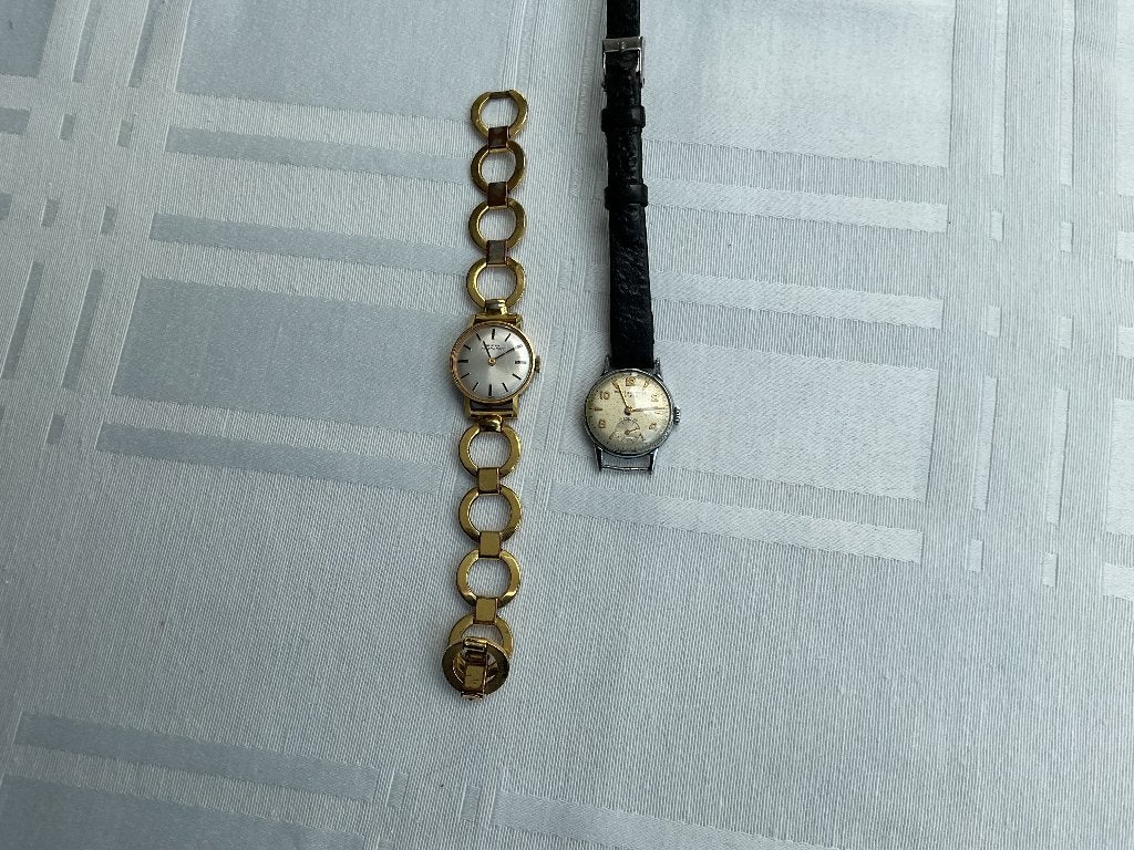 Vintages Dameshorloges, Sieraden, Tassen en Uiterlijk, Horloges | Dames, Overige merken, Overige materialen, Polshorloge, Ophalen of Verzenden