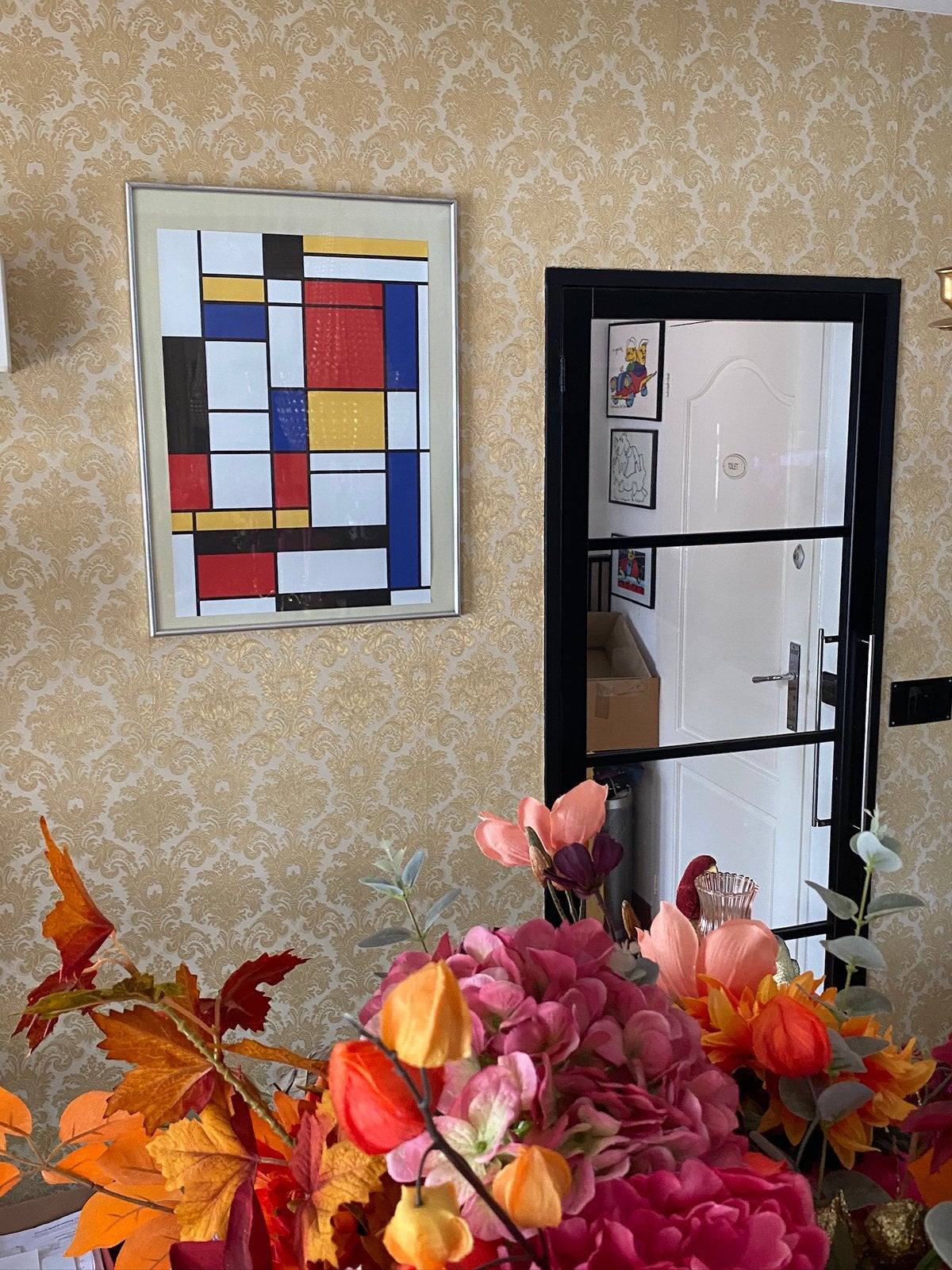 Mondriaan in lijst, Ophalen of Verzenden