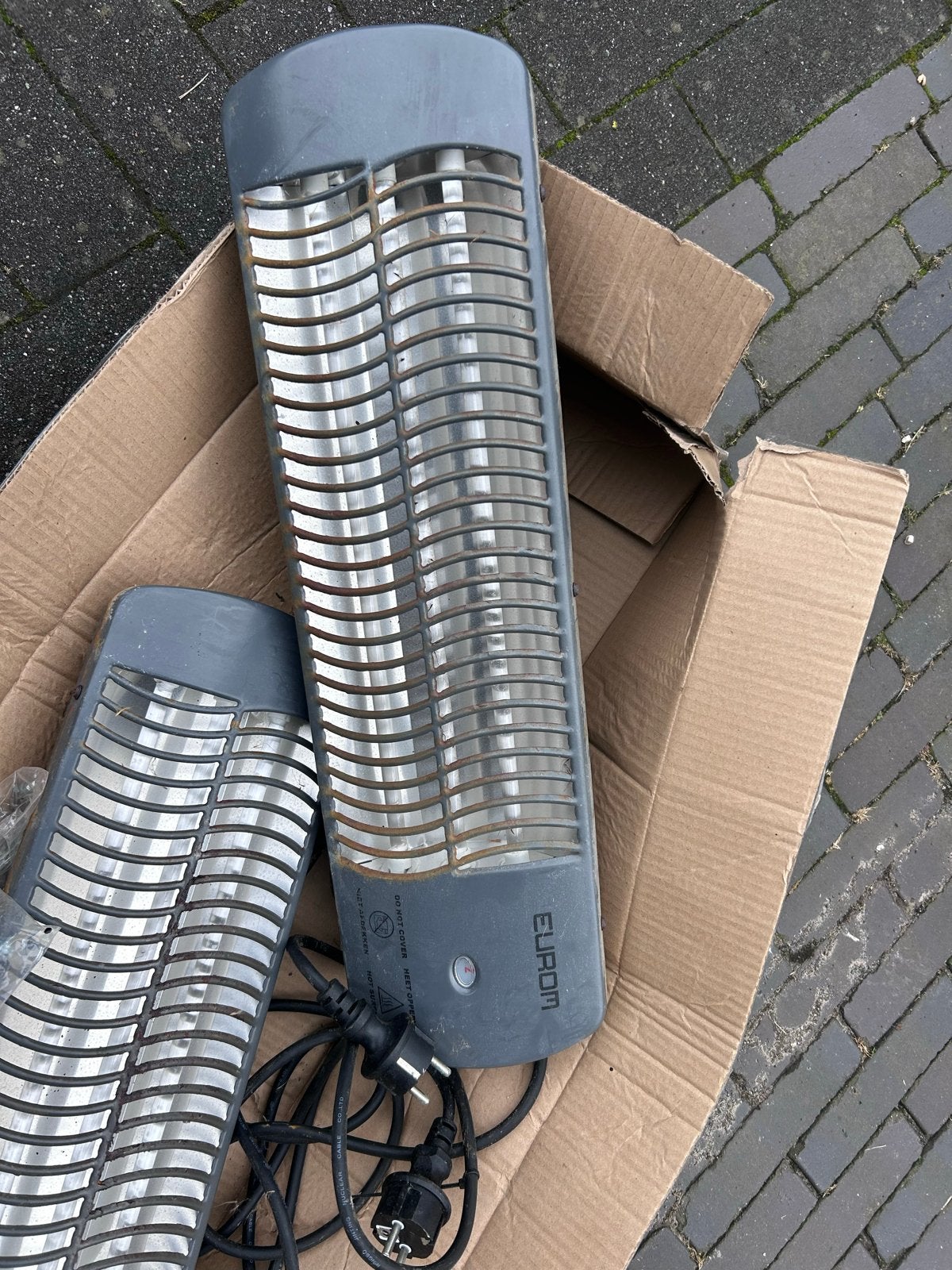 Eurom terrasverwarmers / heaters, Ophalen, Gebruikt