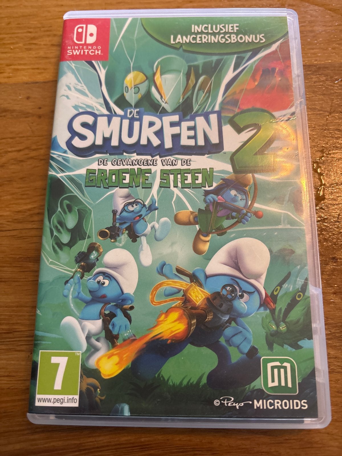 De Smurfen 2: De Gevangene van de Groene Steen (Switch), Ophalen of Verzenden, Zo goed als nieuw, Met games