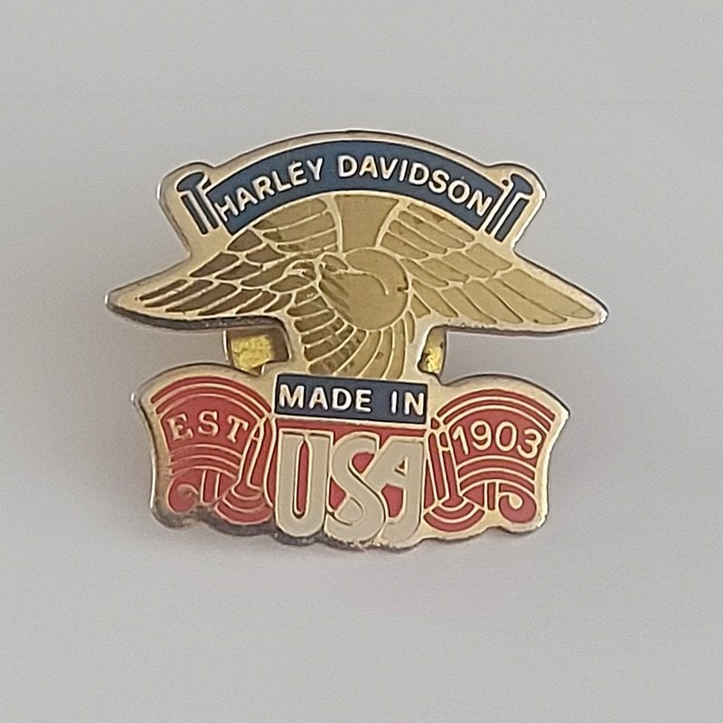 Harley pin (24), Verzamelen, Speldjes, Pins en Buttons, Ophalen of Verzenden, Zo goed als nieuw, Transport, Speldje of Pin