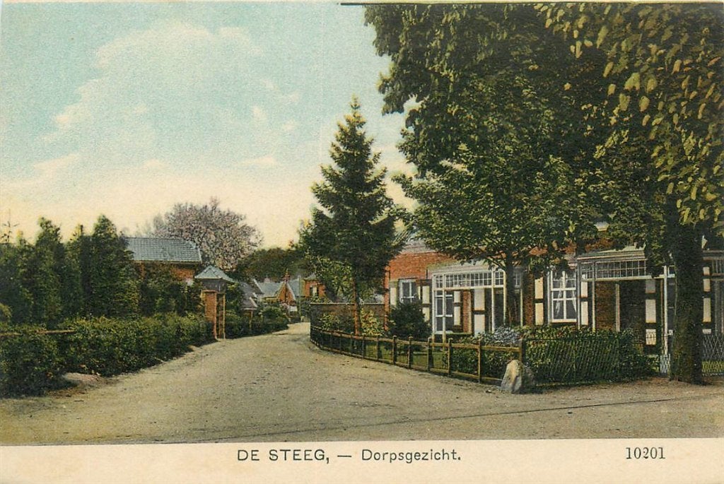 701-429-023 De Steeg Dorpsgezicht, Verzamelen, Ansichtkaarten | Nederland, Verzenden, Voor 1920, Gelderland