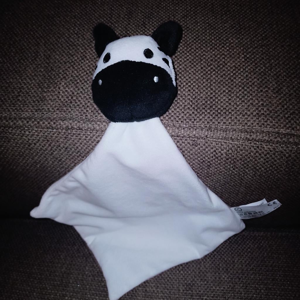 Kruidvat kroeldoek zebra kop., Kinderen en Baby's, Speelgoed | Knuffels en Pluche, Overige merken, Overige typen, Ophalen of Verzenden