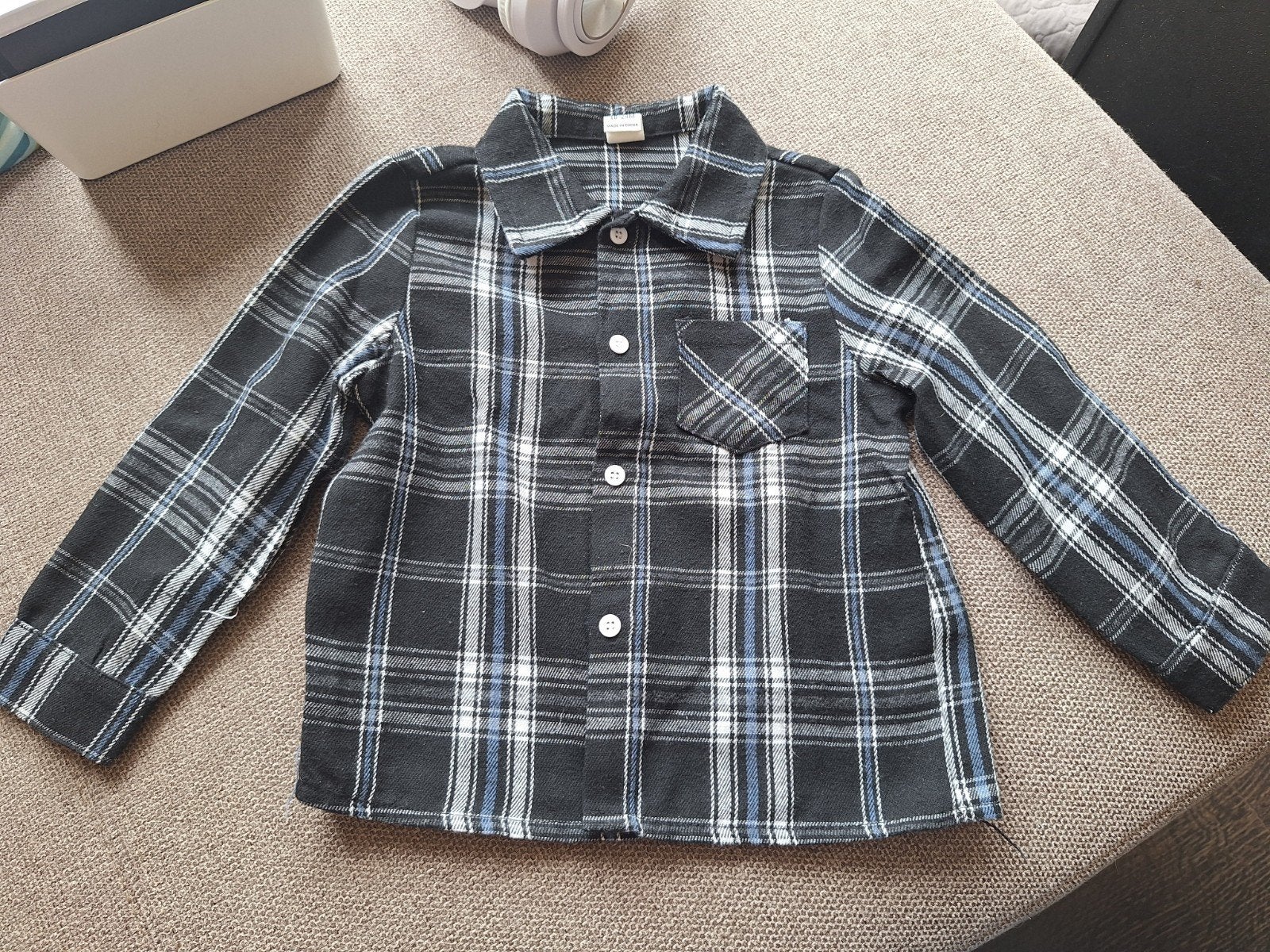 Geruit overhemd voor baby maat 86, Kinderen en Baby's, Babykleding | Maat 86, Gebruikt, Jongetje of Meisje, Ophalen of Verzenden