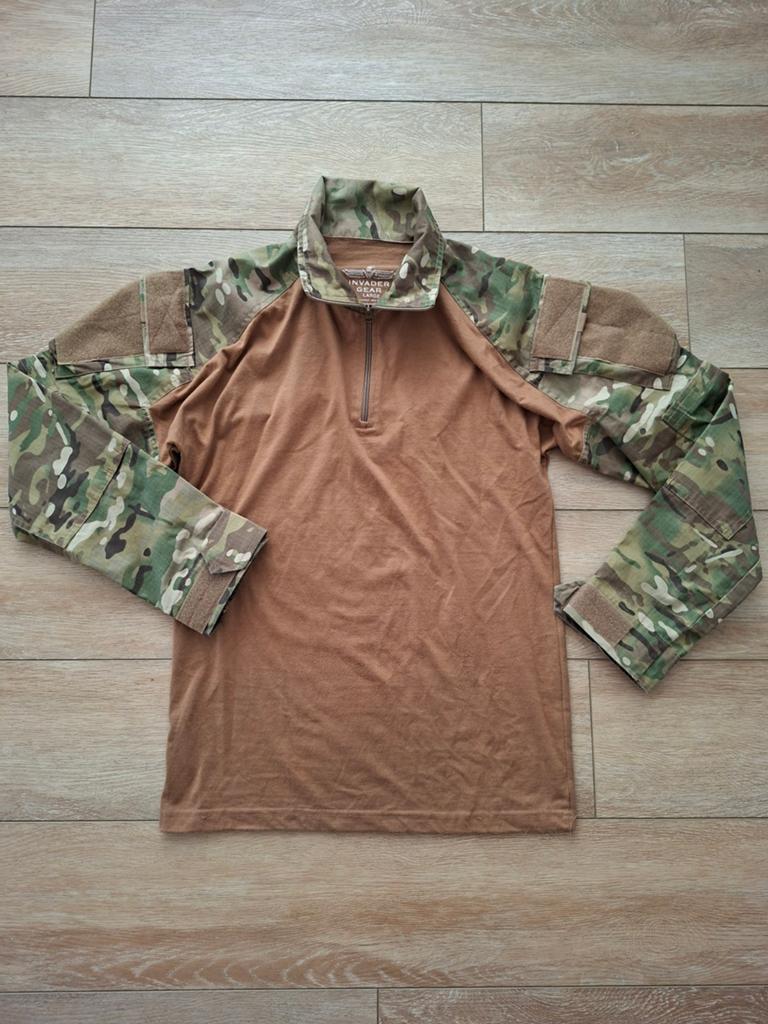 Invader Gear Combat Shirt Airsoft Maat L - Zeer Goede Staat, Ophalen of Verzenden, Zo goed als nieuw, Invader Gear
