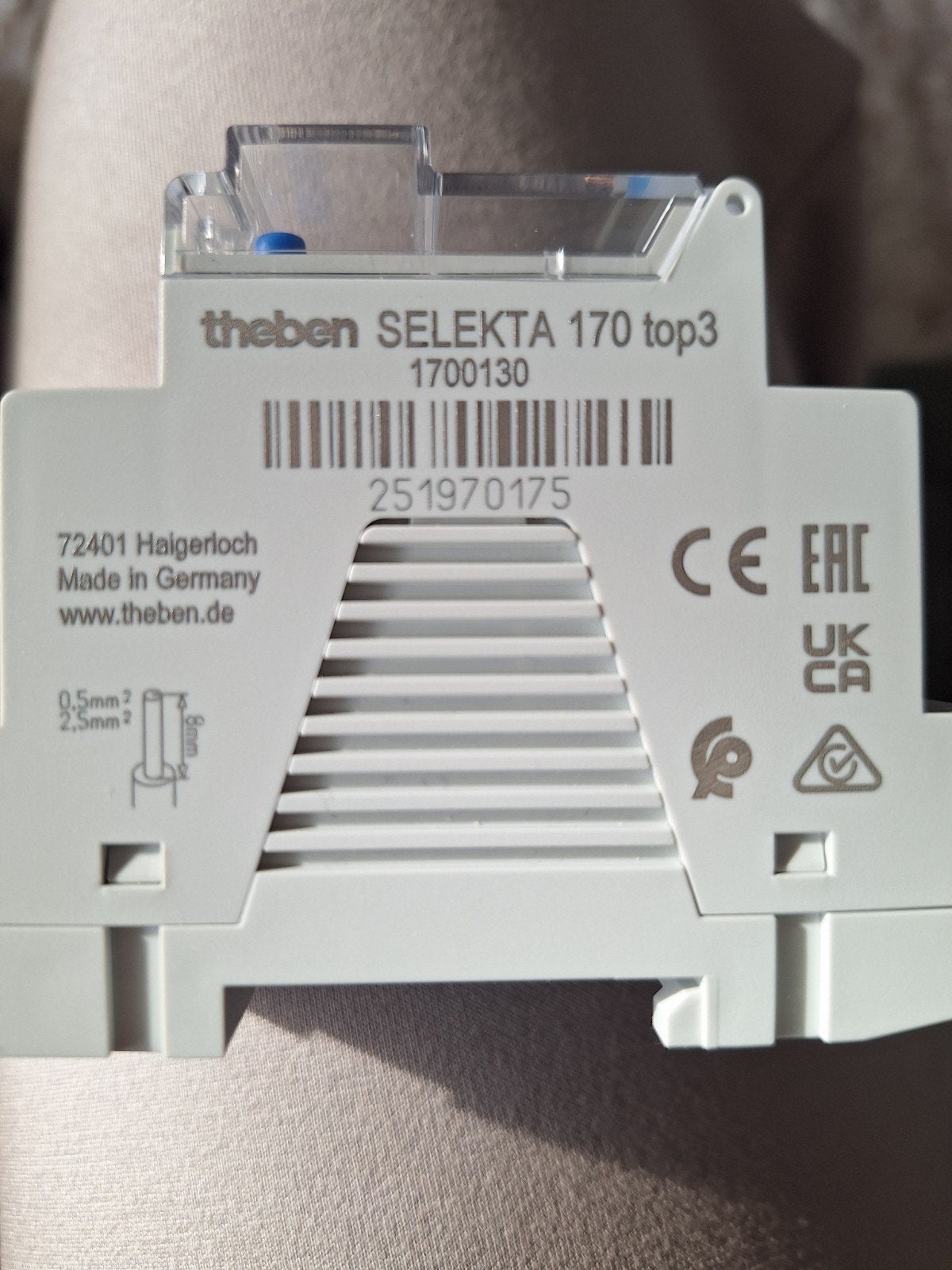 Theben digitale schakelaar Selekta 170 T.E.A.B., Ophalen of Verzenden, Gebruikt, Overige merken, Schakelaar