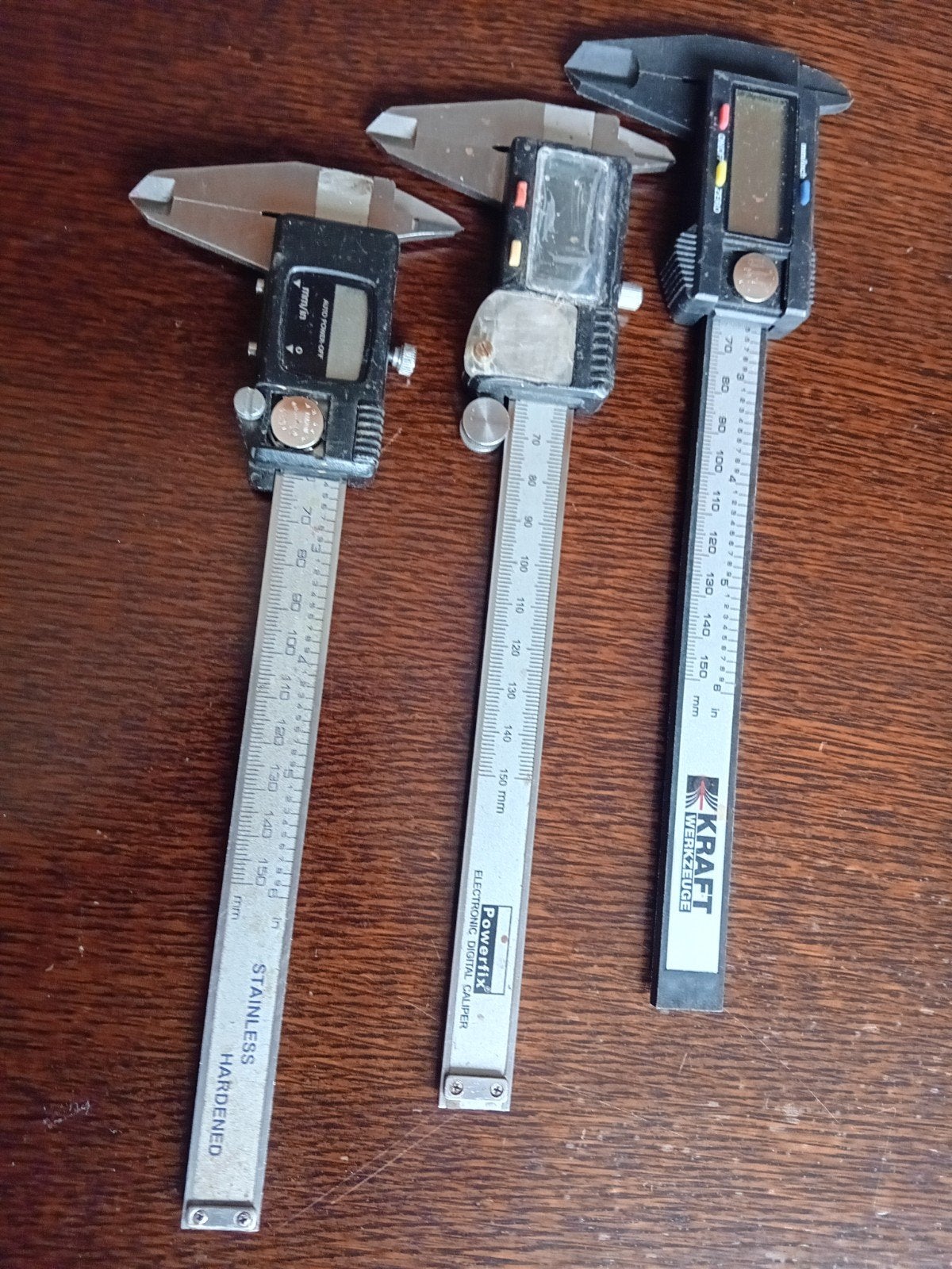 3 schuifmaten + rolmaat, Ophalen of Verzenden
