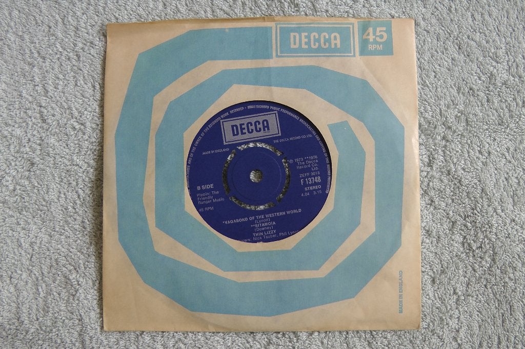 De hit single van Thin Lizzy: Whisky in the jar, Gebruikt, Originele persing, 7 inch, Ophalen of Verzenden