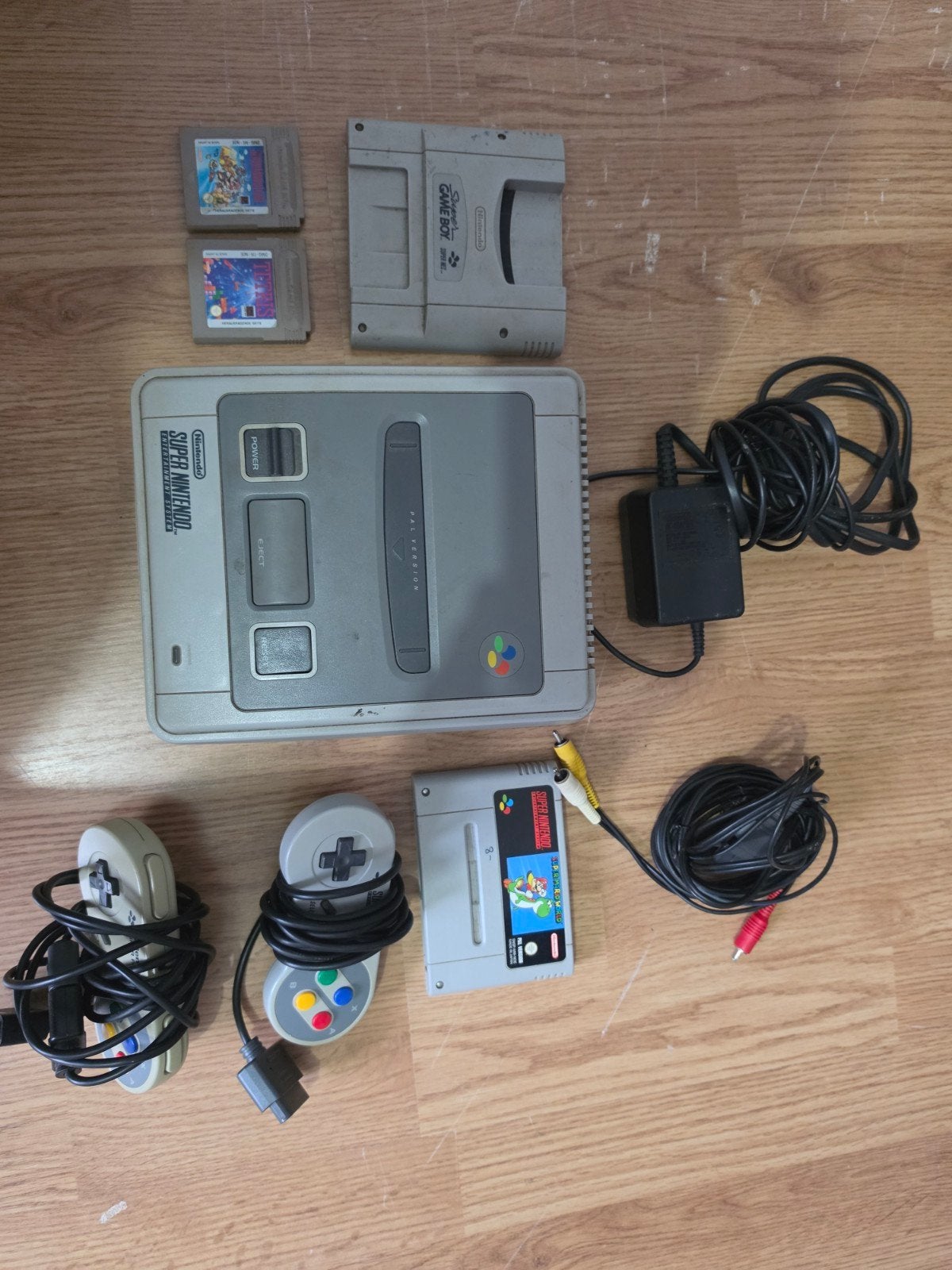 Super Nintendo (SNES) met accessoires en games., Ophalen of Verzenden, Gebruikt, Met 2 controllers, Met games